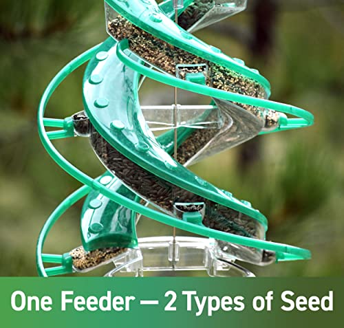 Cascade® Seed Scoop with Press-Button to Release Seed Through Spout; Durable Construction
