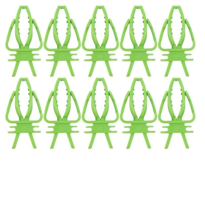 10-Pack Green Millet & Cuttlebone Holder, Bird Cage Accessories for Parakeet & Small Birds - color: Green