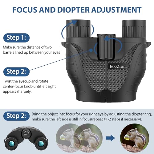 Binoculars 15x25 for Adults,High Powered Easy Focus Binoculars with Low Light Vision for Bird Watching,Travel and Concerts,Sightseeing and Sport Games