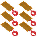 6pcs Film Heater Plate Adhesive Pad 12V 7W 25mmx50mm PI Heating Elements Film Strip Heater Adhesive Polyimide Heater Plate - size: 25mmx50mm