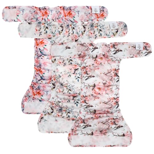 CuteBone Washable Dog Diapers Female No Tail Hole 3 Pack Reusable Doggie Period Training Pants for Docked-Tail Frenchie French Bulldog Boston Terrier Without Tail WWD30L - size: L