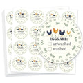 320 Pcs Funny Egg Carton Labels, 2 Inch Round from You Local Egg Dealer Farm Fresh Egg Sticker PET Adhesive Egg Packaging Sticker for Box Container Carton Farm Supplies - color: Eggs Age