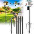 Heavy Duty Bird Feeder Pole - 103" Extra Tall Bird House Stand Outdoor, Anti-Tip Stakes & Stable Mount for Smart Camera Birdfeeder,Bluebird House, BirdBuddy, Birdfy - size: 103 inch