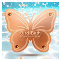 OICEME Bird Bath Purification Disk Pure Copper Outside Winter Solar Power Birdbath Hummingbird Water Pedestal Fountain Cleaner Outdoor Feeder Cage Dispenser Heater Ground House Garden Lover Gift - color: Copper Butterfly