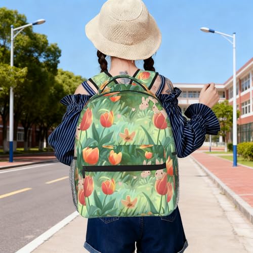 Cute Monkey and Banana Casual Backpack, Lightweight Laptop Bag Daypack, Cartoon Jungle Backpacks for Women Men Teens Students, Fun Polyester Bookbag Gifts for School Work Travel Hiking - color: Monkey