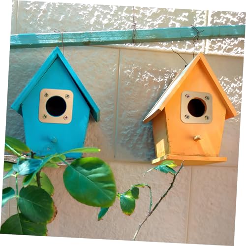 GALPADA 8pcs Copper Birdhouse Hole Protector House Predator Guards for Safe Nesting Quick Installation Screws Birdhouse Protection from