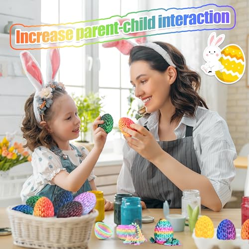 Impossmaker 12pcs 3D Printed Dragon Eggs, Prefilled Easter Dragon Egg with Dragon Toy, Easter Basket Stuffer, Goodie Bag Fillers, Easter Egg Hunt, Unique Easter Basket Gifts for Kids - style: 12P-S1