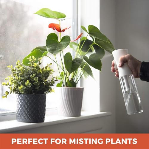 Hair Spray Bottle Continuous Water Mister Spray Bottle Empty Ultra Fine for Styling, Pets, Plants, water for Hair,Skincare, Plant Care, Pet Grooming, Cleaning