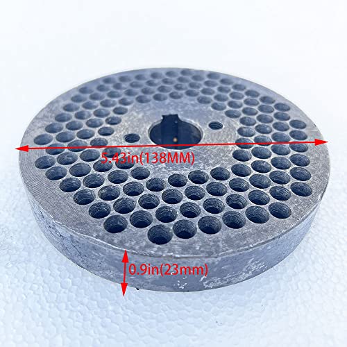 INTSUPERMAI Only 5MM Plate of Farm Animal Pellet Mill Machine Chicken Duck Feed Pellet Mill Machine without body - size: 5MM