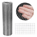 Hardware Cloth 12'' x 10' 1/4 in Galvanized Wire Mesh Roll (23 GA) Chicken Wire Fence Roll for Chicken Pen/coop Fences, Screen mesh, Rabbit/Snake Fences, Poultry enclosures, Handicraft Ma - size: 12In x 10Ft