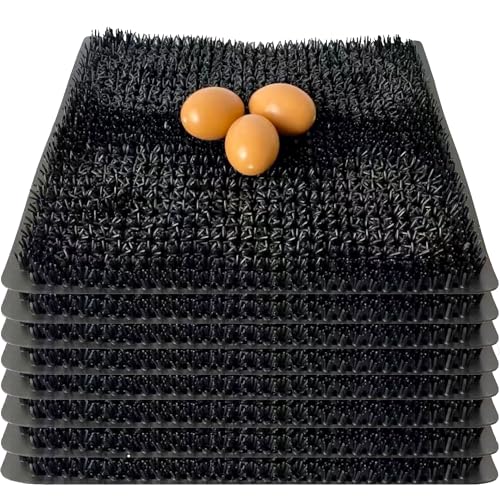 8 Pack Ultra Soft Washable Chicken Nesting Pads for Chicken Coop — Premium Food Grade Mats — 100% BPA Free — Durable & Easy to Clean Reusable Nesting Pads - size: 8 Pack