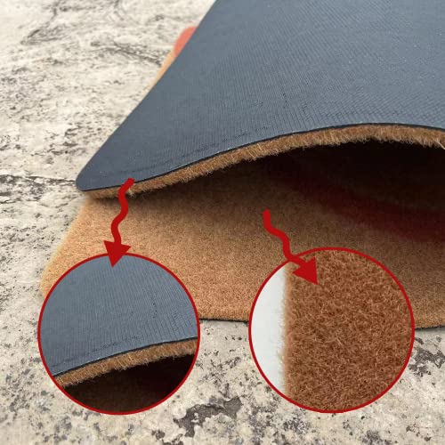 Funny Chicken Doormat, Low Profile Non Slip Entry Rug, 23.6x15.7 Inch | Low profile polypropylene doormat with rubber backing and chicken-themed humor for porch, entryway, patio, and front door.