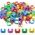 DoubleWood Leg Bands for Chicken, 100 Pcs Numbered 16mm Chicken Leg Rings Duck Leg Bands, Poultry Leg Bands Clip on Leg Bands for Chicken, Hens, Ducks Guinea Goose Gamefowl Turkey (16mm - 100 Pcs) - size: 16mm - 100 Pcs
