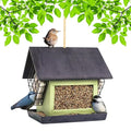 MEKKAPRO Double Suet Cage Bird Feeders, Weatherproof Hanging Outdoor Feeder | Suet Holder For Wild Birds, Built For Outside Hanging, Offering Suet Bird Feeders For Outdoors Across Every Backyard Setting