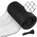 Bird Netting 15x15 FT,1/2" Mesh Heavy Duty Garden Netting | Black Net Pest Barrier for Fruit Trees,Chicken Coop,Pond,Poultry & Deer Netting,Plant Protection,50PCS Zip Ties - size: 15' x 15'