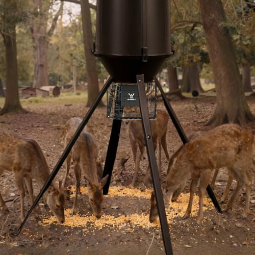 Highwild Varmint Cage Feeder Guard for 30 & 55 Gallon Barrels | Steel Feeder Protector Helps Keep Raccoons, Squirrels, Birds and Other Wildlife Away