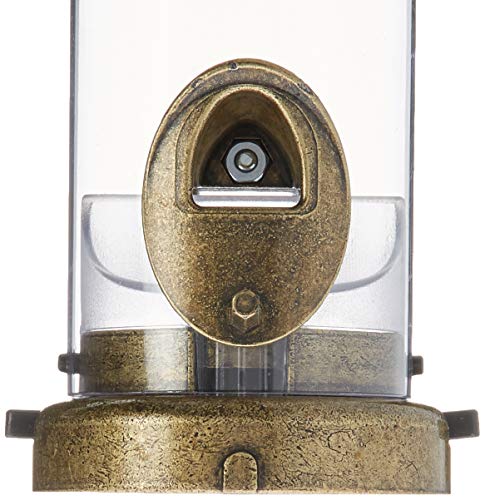 Aspects 394 Quick-Clean Seed Tube Feeder, Small - Antique Brass - color: Antique Brass, size: Small