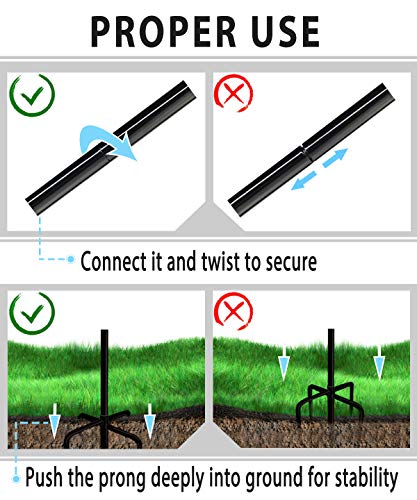 Outdoor Shepherd Hooks 92 inch Tall for Bird Feeder (2 Packs), Adjustable Metal Garden Poles for Hanging Plants Solar Light Lantern, Bright Black - size: 92IN