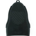 Makeup Brush Cleaner Mat Mitt Glove Silicone Cosmetic Cleaning Scrubber Tool for Face Brushes and Eye Brush Washing Pad Black - color: Black