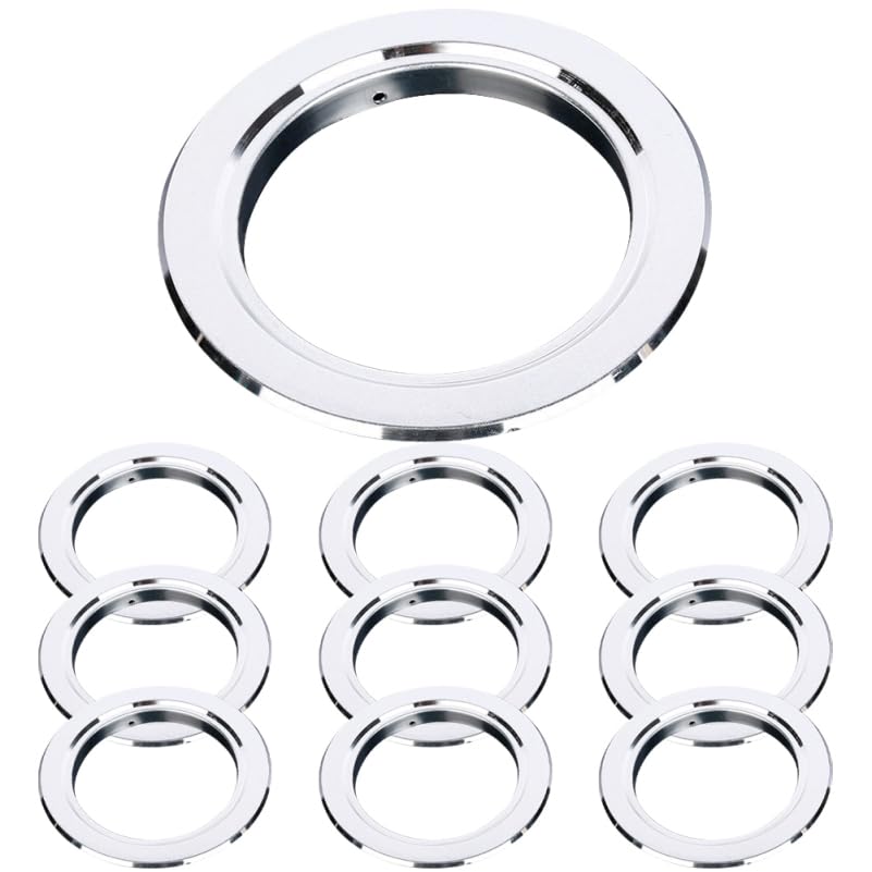 BESPORTBLE Bird House Predator Guards - 10Pcs Stainless Steel Birdhouse Hole Guards - Protects The Entry Hole, 2.5inch Inner Diameter