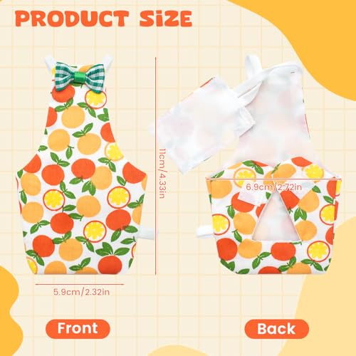 4 Pcs Bird Diaper, Parrot Diaper, Reusable Bird Clothes with Adjustable Straps & Waterproof Inner, Pet Bird Diapers for Budgies, Lovebirds, Cockatiels, and Miniature Macaws