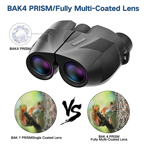 20x25 Compact Binoculars for Adults,High Powered Large Eyepiece Waterproof Binoculars,Easy Focus for Bird Watching,Hiking,Travel and Sport Games