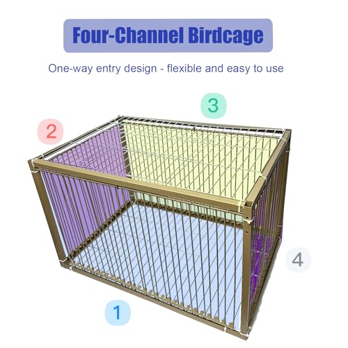15" H Chicken Pigeon Trap Cage Birdcage Small Animal Trap Cage with Escape-Proof Design for Bird Turkey Duck Dove (23.6" L x 23.6" W x 15.7" H) - size: 23.6"L x 23.6"W x 15.8"H