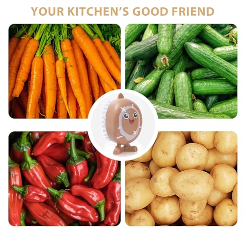 Mushroom Egg Cleaning Brush Cleaner, Vegetable Brush Scrubber for Food | Cute,Washing Veggie to Clean Mushrooms - color: Mushroom