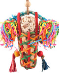 KATUMO Bird Toys Parakeet Toy Cockatiel Shredding Toys Conure Foraging Sola Toys for Conure Cockatiel Parakeet Lovebird Small to Medium Birds - size: 1 Pcs