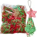 Foraging Toys with Extra Shredded Paper, Parakeet Chewing Hanging Toy, Bird Cage Accessories for Conure Cockatiel Budgies Lovebird Parrotlet - color: GREEN CONE
