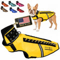 CoyoteVest SpikeVest Dog Harness, Made in the USA, M-Yellow | Stab-Resistant Protective Vest | Coyote Vest for Dogs | Defends Against Coyotes, Dogs, Birds of Prey | Reflective Safety - color: Yellow, size: Medium
