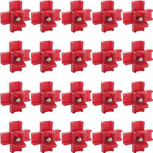 TIHOOD 20PCS Horizontal Side Mount Automatic Poultry Nipples Drinker Waterer for Chicken or Quail