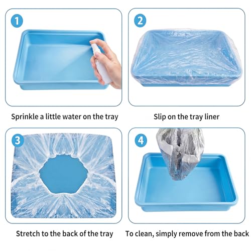 100 Pcs Disposable Bird Cage Liners Bags Accessories,Small Style | Clear Plastic Parakeet Liner Bags, Universal Birdcage Liner Bags for Parakeets, Parrots, Finches, Canaries, Cockatiels - style: Small Style