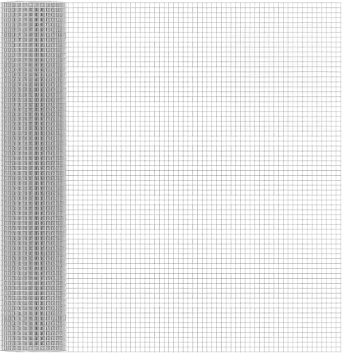 19-Gauge Galvanized Hardware Cloth, 1/2 in Mesh, 16 in x 100 ft | 1/2-inch welded wire mesh roll for chicken coops, garden barriers, tree guards, cage repairs and DIY screens - color: Sliver, size: 1/2in x 16in x 100ft