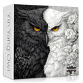Yin Yang Owl Puzzle for Adults 1000 Pieces，Black and White Puzzles Owl Flowers, Impossible Difficult Hard Bird Jigsaw Puzzle, Animal Floral Art Challenge Puzzle Aesthetic - style: PT-986-Yin Yang Owl Puzzle