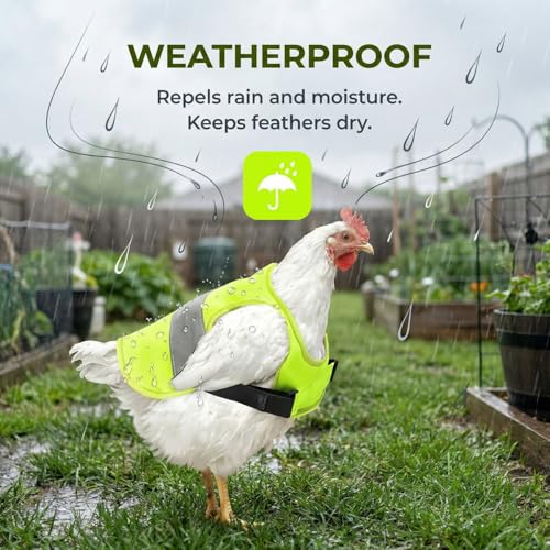 3 Pack Chicken Saddle for Hens Reflective Vest Adjustable Back Protector | Soft Fabric Body, High Visibility Strip, Buckle Chest Strap, Open Wing Cutout, Reusable Coop Yard Wear for Backyard Hen Care - color: Green,Pink,Black