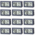 Humidity Gauge,Newlight66 Digital Hygrometer Indoor Outdoor Hygrometer Thermometer for Home Car Greenhouse（12 Pack