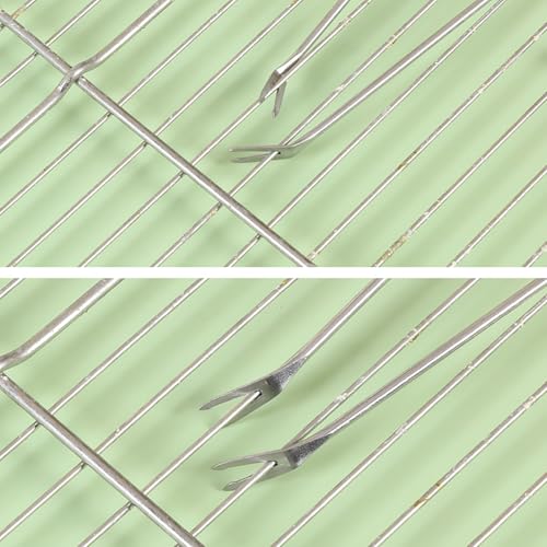 5PCS Set Bird Cage Cleaner Kit, Stainless Steel Poop Remover & Scraper Tool, Bird Cage Accessories Parakeet Items Small Animal Cage Cleaning