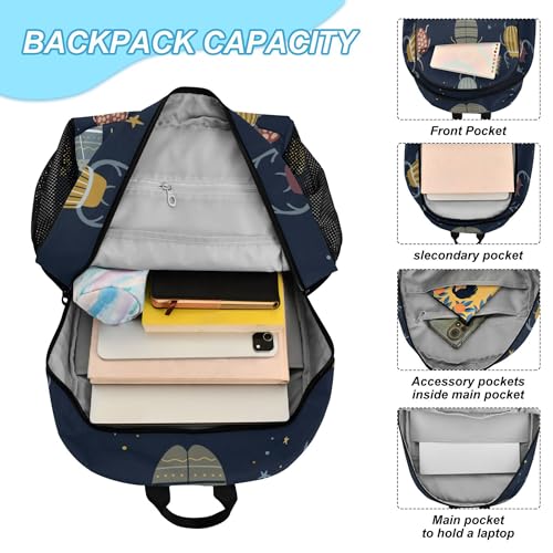 Beetle with Beetles Bugs and Insects Backpack with Lunch Bag, School Travel Backpack for Teens Boys Girls Kids Backpacks Set - color: Brown