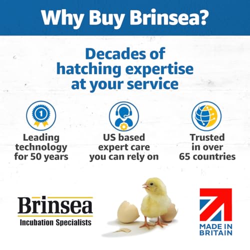 Brinsea Ovation 28 EX Egg Incubator, Automatic Turning & Humidity Control | 50+ years of trusted precision! Built-in automatic humidity, auto-turn & temp alarms take the stress out of hatching 28 eggs - style: Without Book