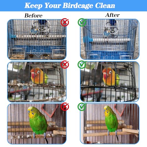 Bird Cage Cleaning Brush Tool Set, Bird Cage Cleaner, Suitable for Bird Cages, Rabbit Cages, Hamster Cages, Parrot Cages, and Other Small Pet Cage Accessories