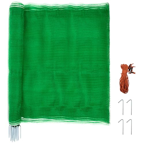 Temporary Fence with Posts 4' x 100' for for Dogs Outdoor Backyard | Plastic Garden Fence Animals Barrier with Fiberglass Stake Windbreak Rope, Portable Outdoor Fence Easy to Use - size: 4' x 100'
