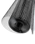 Black Wire Mesh 1/2 in 72 x 100 ft 19 Gauge Hardware Cloth | PVC coated mesh fencing, Shape Retention, Easy to Cut, Chicken Run, Garden Fence, Animal Enclosure - size: Black 1/2" 72" x 100' 19Ga