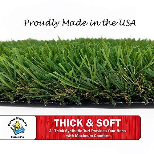 Laying Hen Nest Box Turf - Easy to Clean & Lasts for Years in Chicken Nesting Boxes (6 Pack)