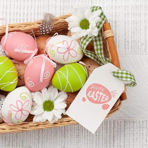 Easter Clear Stamps for Card Making, Happy Easter Blessing Words Rubber Stamps Bunny Egg Spring Theme Transparent Silicone Seals for Spring DIY Craft Scrapbooking Journaling Album Supplies