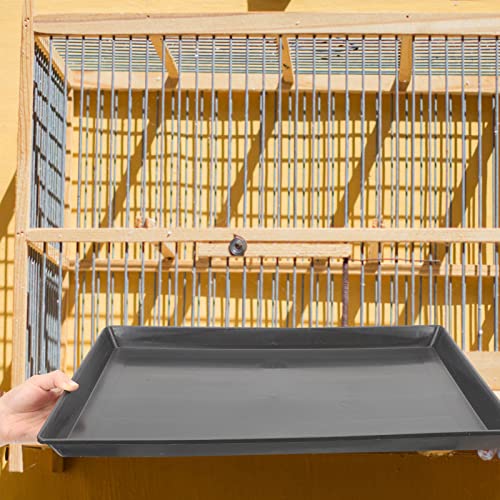Ipetboom 2PCS Large Dog Crate, 11.7x11.8 Dog Crate Pans Replacement Tray, Plastic Bottom Dog Kennel Crate Tray for Pet Cages - size: 46x30cm