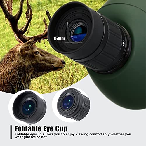 SVBONY SV28 Spotting Scope for Target Shooting with Upgrade Tripod Stable | 25-75x70mm Spotter Scope, Fold Down Eyecup/ Phone Adapter/ Carry Bag, Waterproof Beginner for Bird Watching Wildlife Viewing - style: 25-75x70 With Upgraded Tripod
