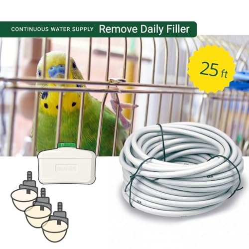 GAUN Pipeline 25ft Accesory for Automatic Chicken Waterer System – Soft Water Line Tube for Poultry & Small Animals, Easy to Install Hose Compatible with Nipple Drinkers for Hydration Systems - size: hose 25 feet