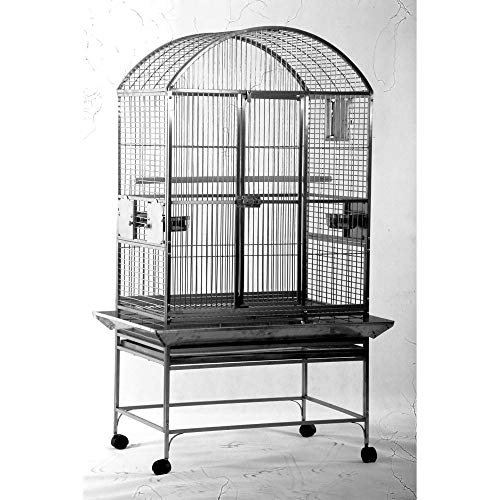 A&E Cage Co. Dome Top Cage, 32"x23", Stainless Steel, 9A-3223