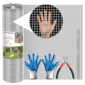 HOPERAN Hardware Cloth 1/2 Inch 36 x 50 ft, 19 Gauge Chicken Wire Fencing | Hot Dipped Galvanized After Welding, Rust resistant, Heavy-duty, for Garden Fencing Gopher Wire Rabbit Cage Poultry Netting - size: 1/2" 36in × 50ft